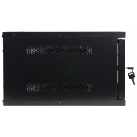 Szafa wisząca RACK 19" 4U, 400mm, Netrack ECO-Line, czarna, drzwi przeszklone - 5