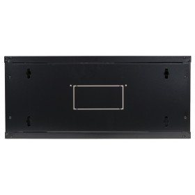 Szafa wisząca RACK 19" 4U, 400mm, Netrack ECO-Line, czarna, drzwi przeszklone - 6