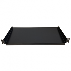 Półka RACK 19'' 1U 250mm, Netrack, czarna - 1