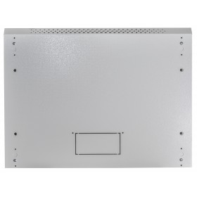 Szafa wisząca RACK 19" 12U, 450mm, Netrack F-Line, szara, drzwi szklane, otwierane boki - 6