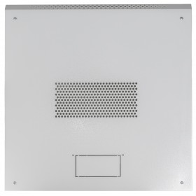 Szafa wisząca RACK 19" 12U, 600mm, Netrack F-Line, szara, drzwi szklane, otwierane boki - 5