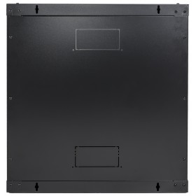 Szafa wisząca RACK 19" 12U, 600mm, Netrack F-Line, czarna, drzwi szklane, otwierane boki - 7