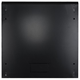 Szafa wisząca RACK 19" 18U, 450mm, Netrack F-Line, czarna, drzwi szklane, otwierane boki - 6