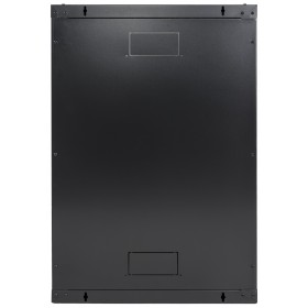 Szafa wisząca RACK 19" 18U, 600mm, Netrack F-Line, czarna, drzwi szklane, otwierane boki - 7