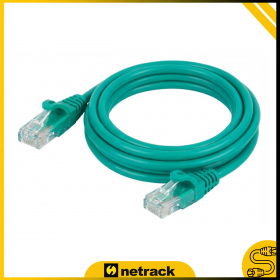 Patchcord RJ45, kat. 5e UTP, 3m, Netrack, zielony - 6