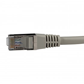 Patchcord RJ45, kat. 6 FTP F/UTP, 10m, Netrack, szary - 2