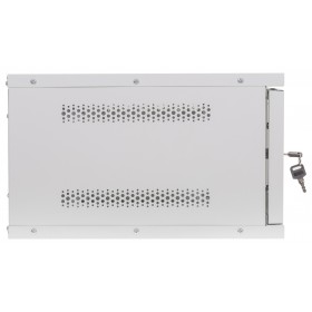 Szafa wisząca RACK 19" 4U, 400mm, Netrack ECO-Line, szara, drzwi przeszklone - 9