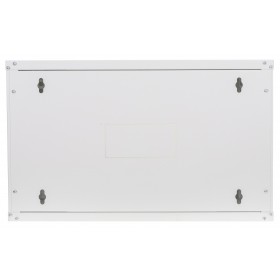 Szafa wisząca RACK 19" 6U, 400mm, Netrack ECO-Line, szara, drzwi przeszklone - 8