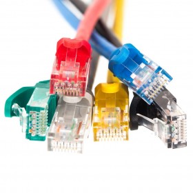 Netrack patchcord RJ45, osłonka zalewana, kat 5e UTP, 0,25m czarny - 7