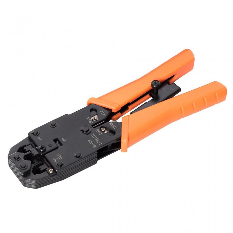 Netrack modular crimping tool RJ45 8p+6p+4p, pressure control - 1